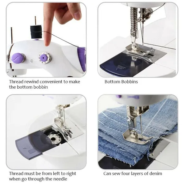 1220 Portable Mini Hand Tailor Machine for Sewing Stitching