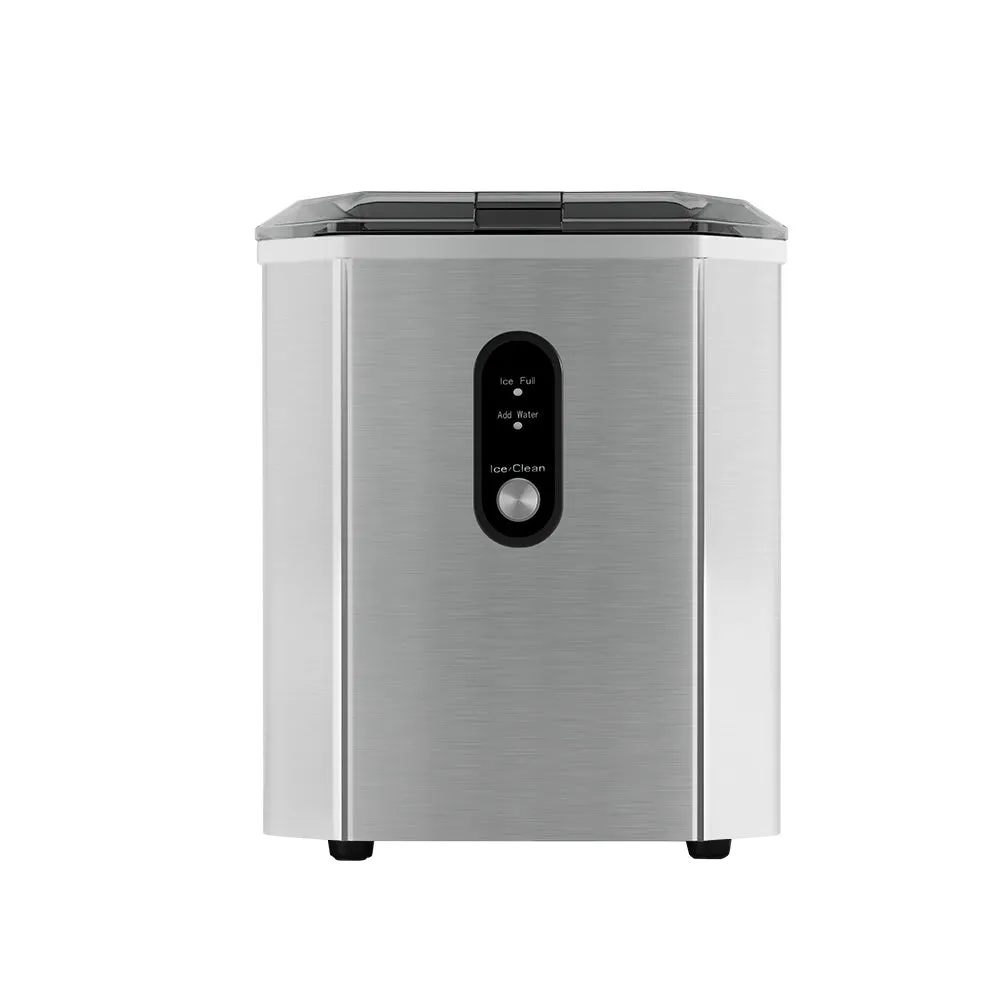 12kg Portable Countertop Ice Maker, Stainless Steel - Devanti