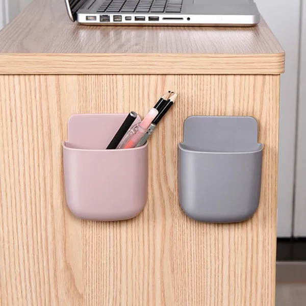 1487 Wall Mounted Storage Case with Mobile Phone Charging Holder