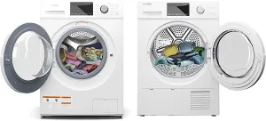 2 in 1 Front Load Washer and Dryer Combo, 2.7 Cu. Ft., RV, 16 Wash and 4 Dry Cycles, Compact Space Saver