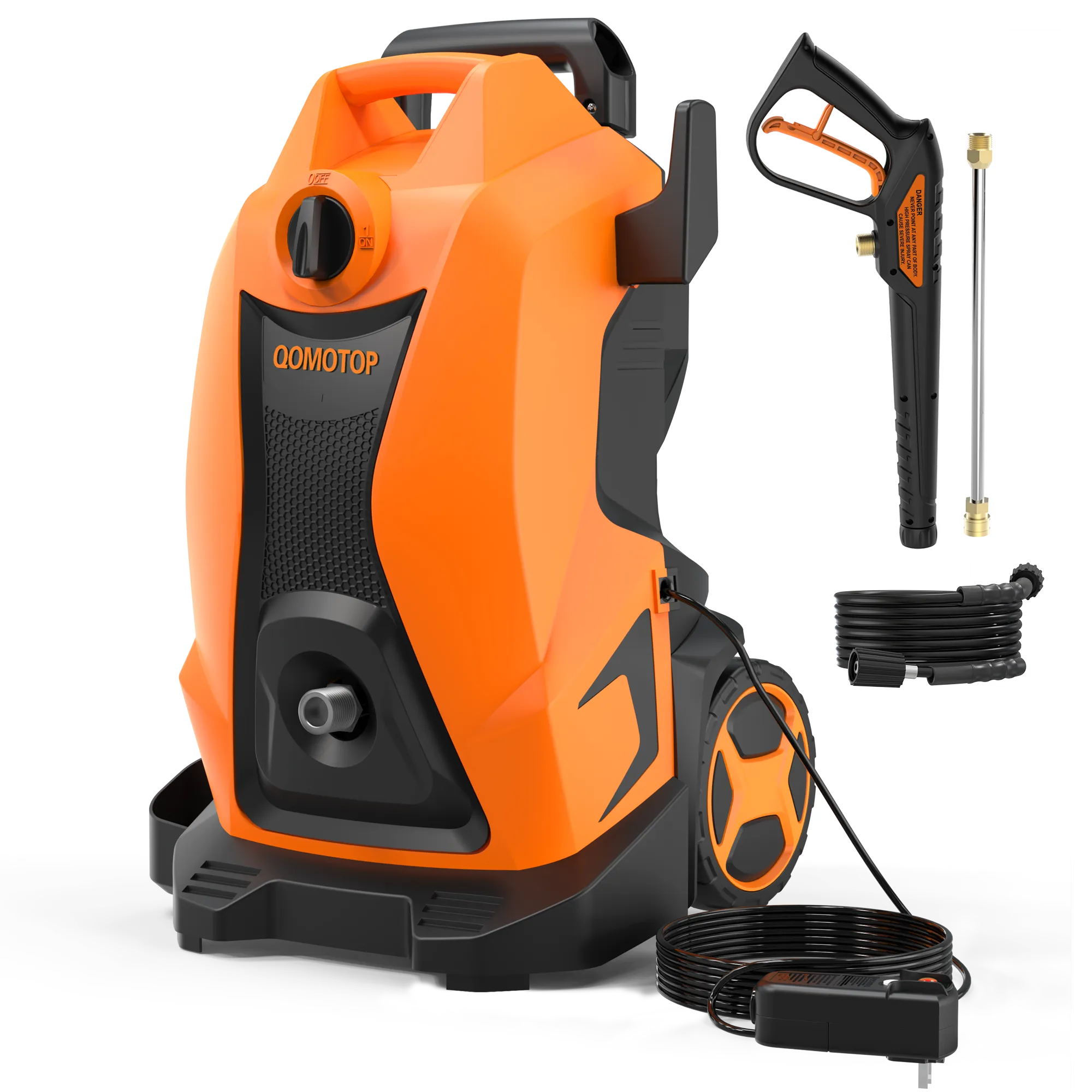 2100-PSI Electric Pressure Washer with 5 Adjustable Nozzles