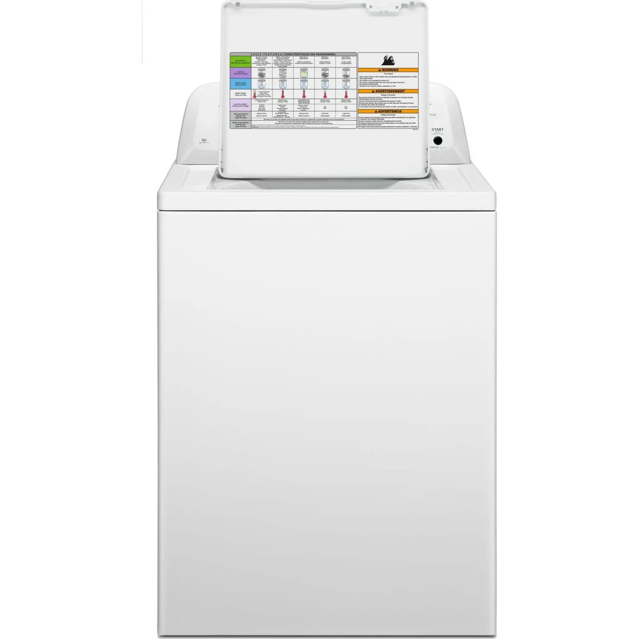 Amana Amana 4.0 cu. ft. Top-Load Washer with Dual Action Agitator (NTW4516FW)