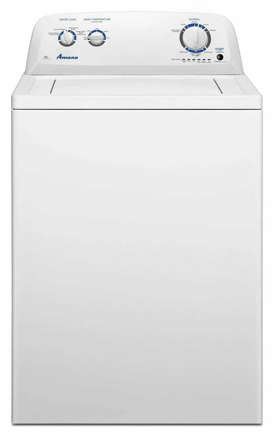 Amana NTW4516FW 3.5 Cu. Ft. Top-Load Washer With Dual Action Agitator - White