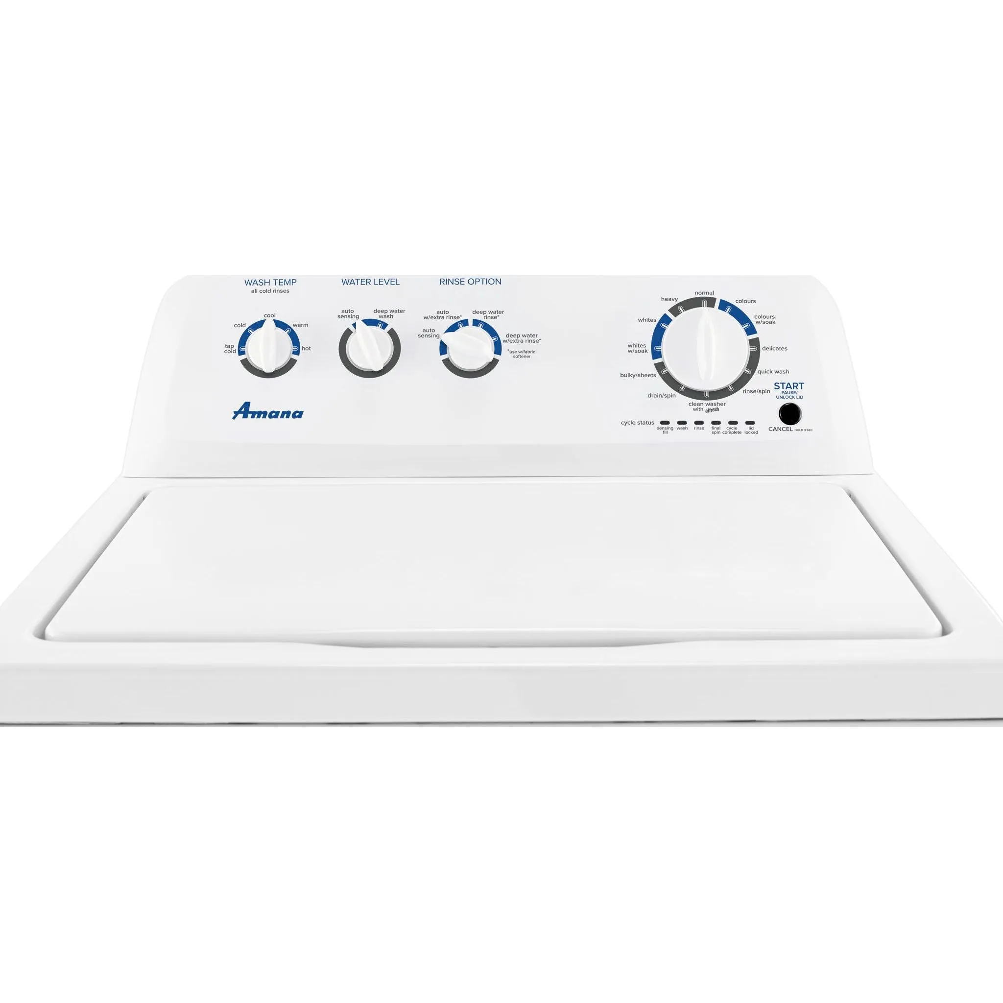 Amana Top Load Washer (NTW4519JW) - White