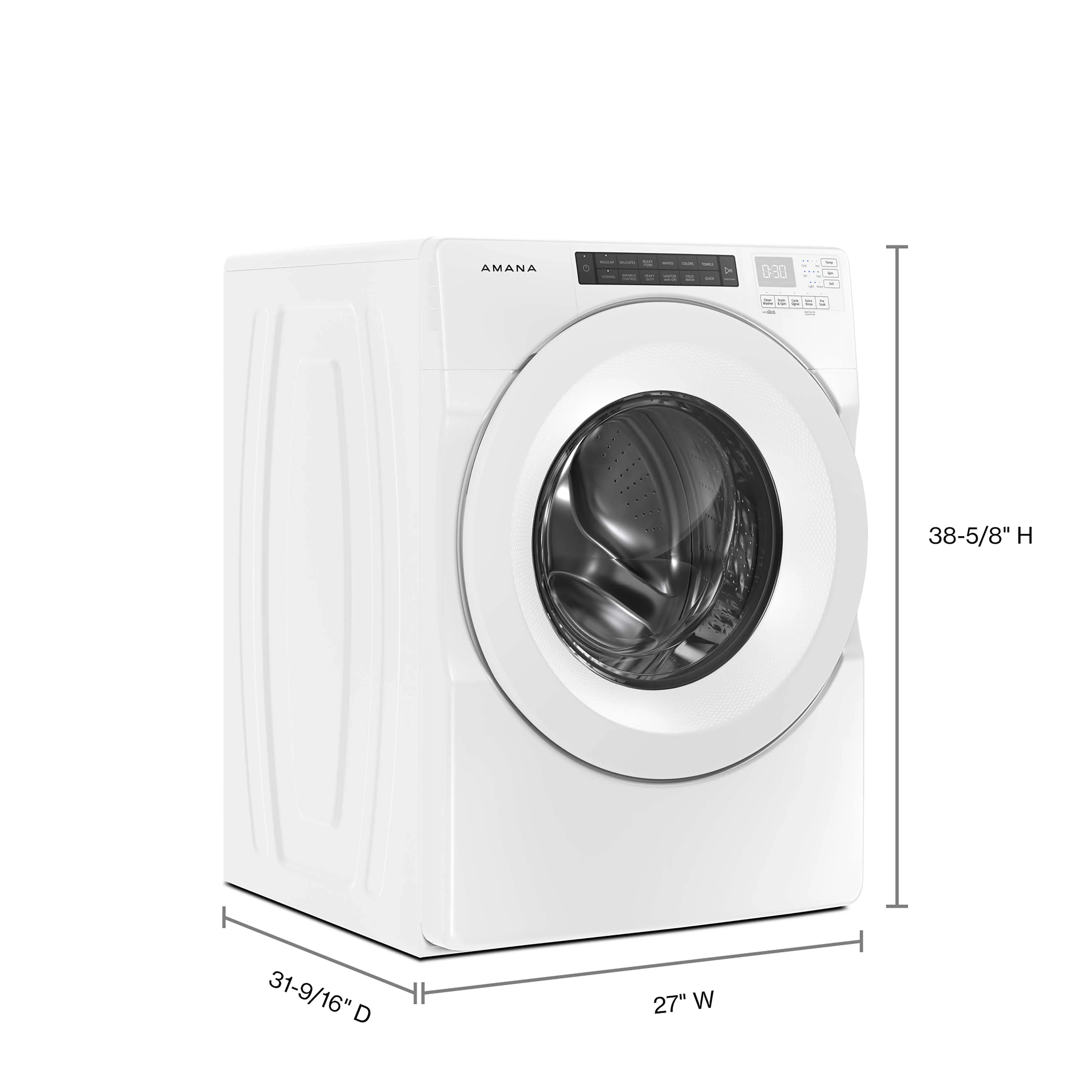 Amana White Front Load Washer (5.0 Cu.Ft.) - NFW5800HW