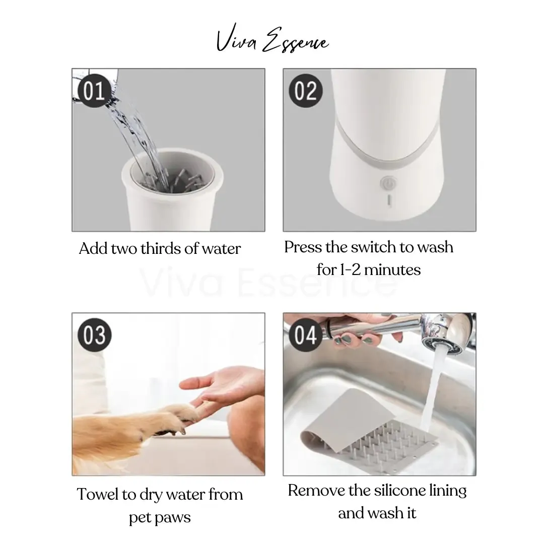 Automatic Pet Paw Cleaner Cup