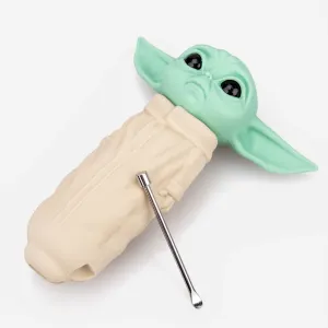 Baby Yoda Silicone Pipe