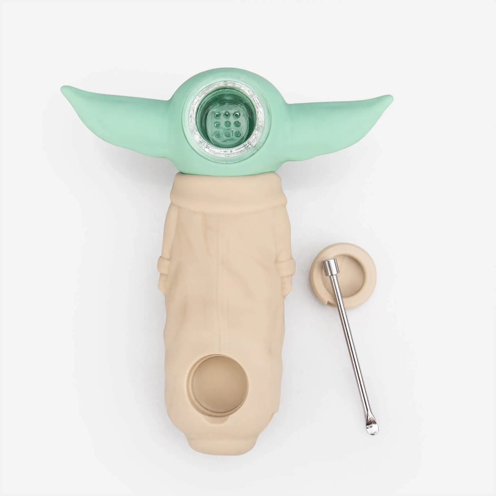 Baby Yoda Silicone Pipe