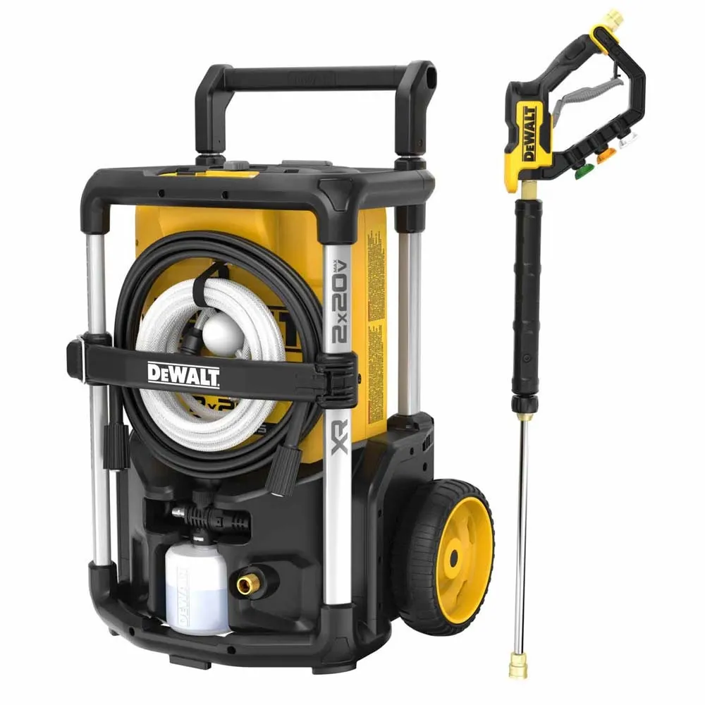 DeWalt DCPW1600Y2 2X20V 1600 PSI Pressure Washer Kit