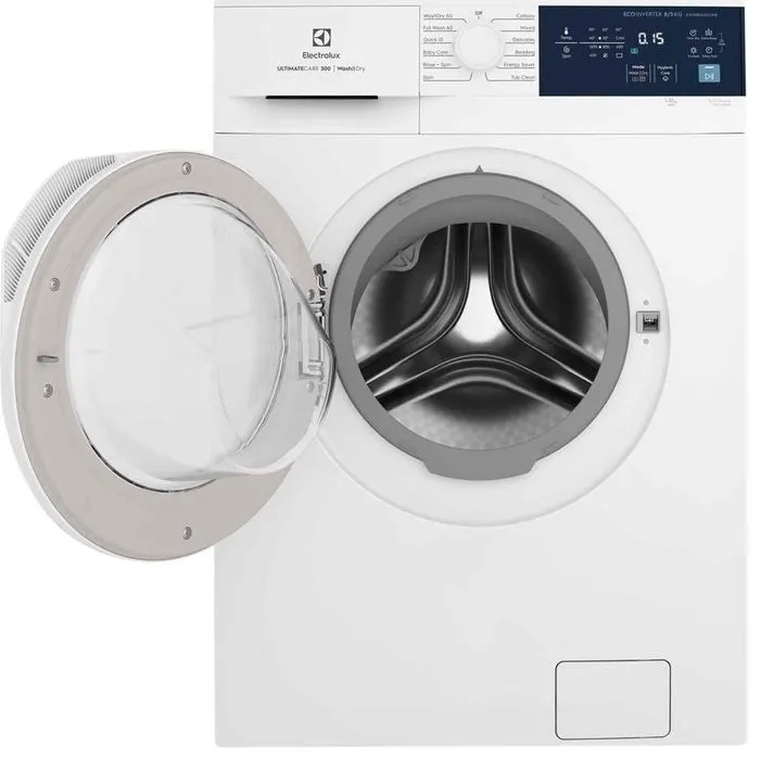 Electrolux EWW8024D3WB Front Load Washer 8.0 Kg Dryer Eco Inverter 5.0 Kg