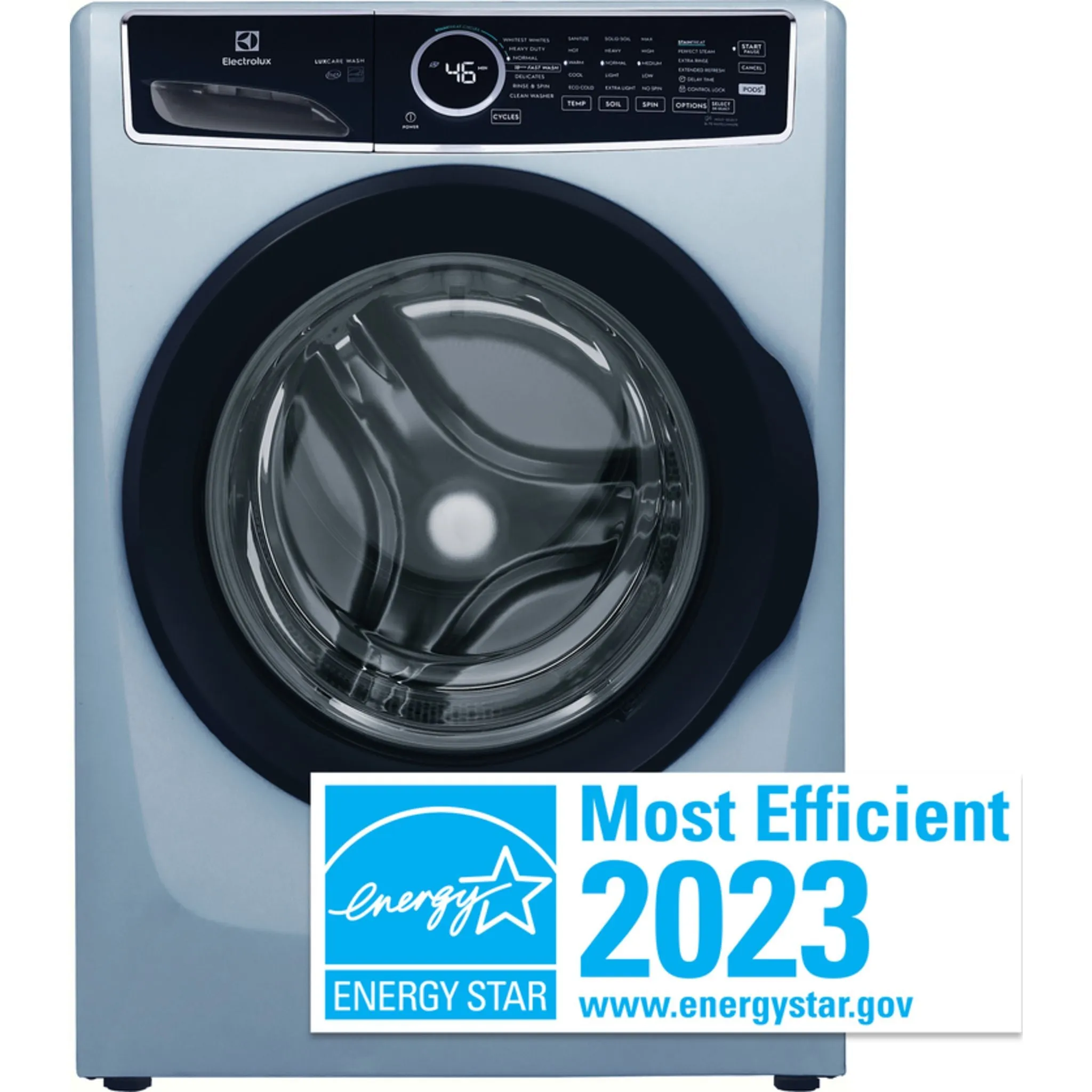 Electrolux Front Load Washer (ELFW7437AG) - Glacier Blue