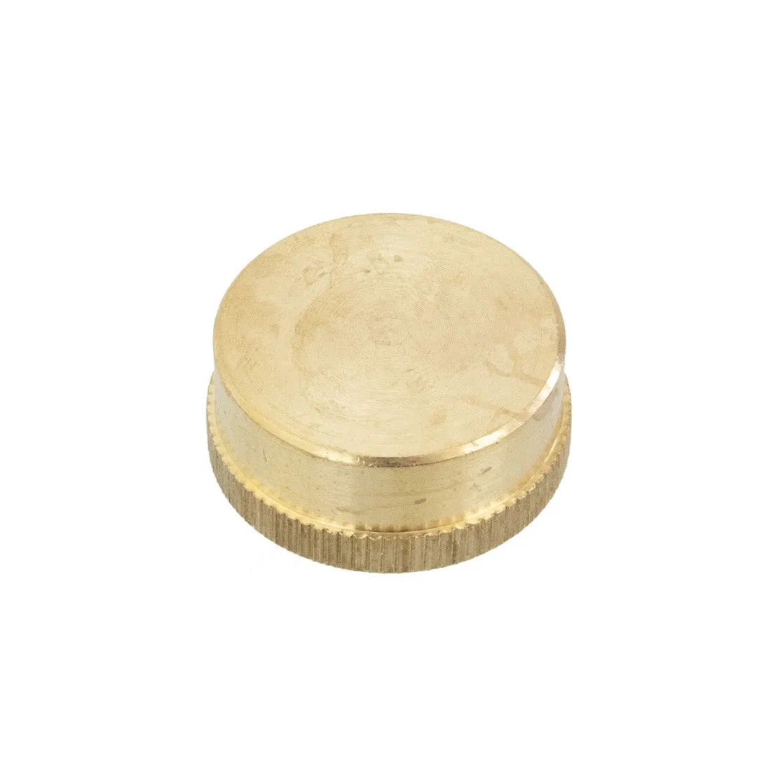 Garden Hose Cap with Washer - Brass