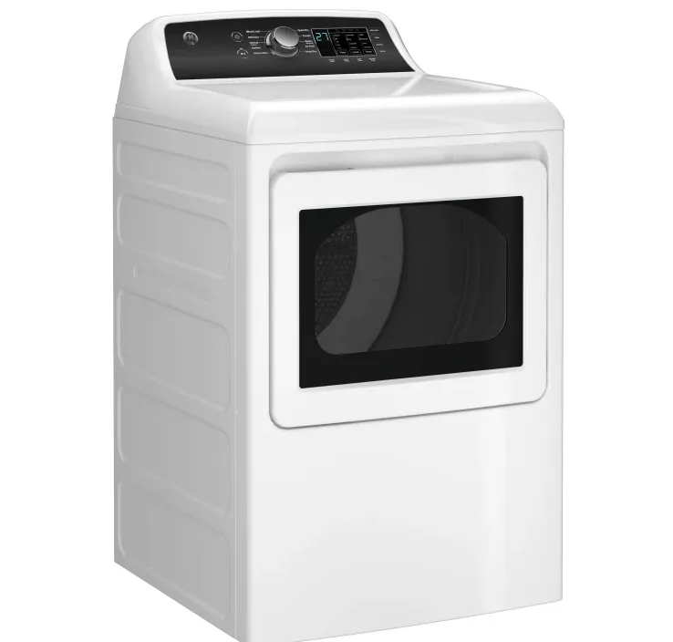 GE  GEWADREWS585 Side-by-Side Washer & Dryer Set with Top Load Washer and Electric Dryer in White