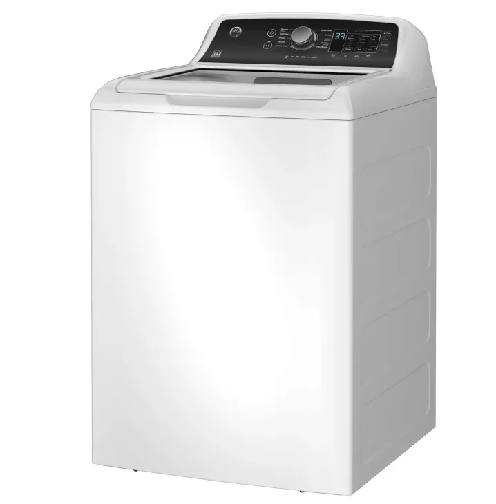 GE  GEWADREWS585 Side-by-Side Washer & Dryer Set with Top Load Washer and Electric Dryer in White