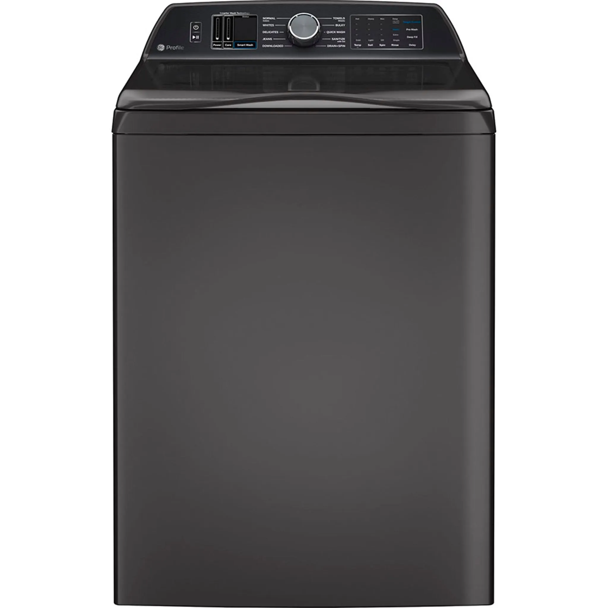 GE Profile 6.2 Cu Ft (IEC) Washer with Smarter Wash Technology Diamond Grey- PTW700BPTDG