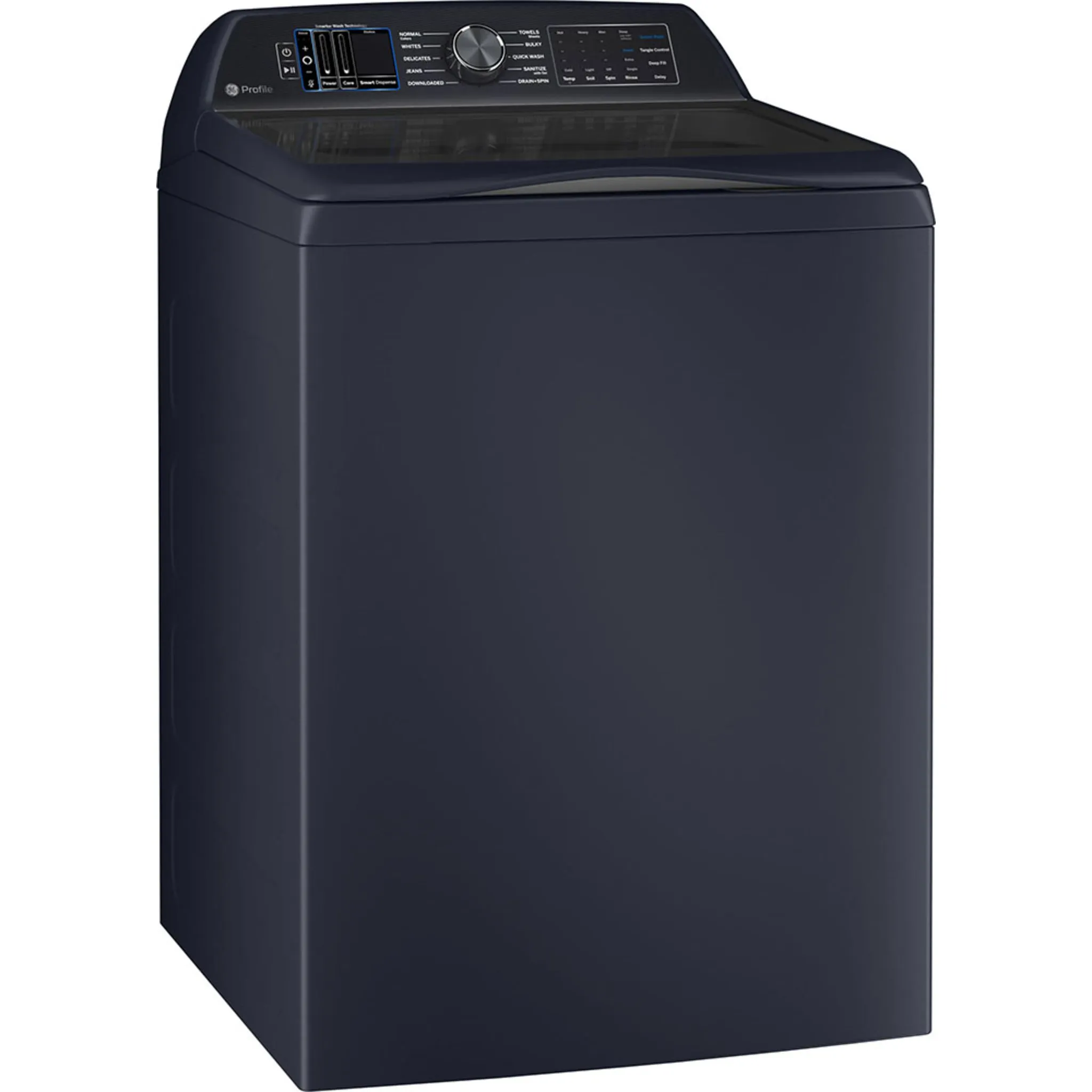 GE Profile 6.2 Cu Ft (IEC) Washer with Smarter Wash Technology Sapphire Blue- PTW900BPTRS