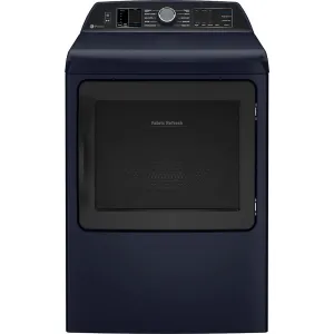 GE Profile 7.3 Cu Ft Smart Electric Dryer Sapphire Blue- PTD90EBMTRS