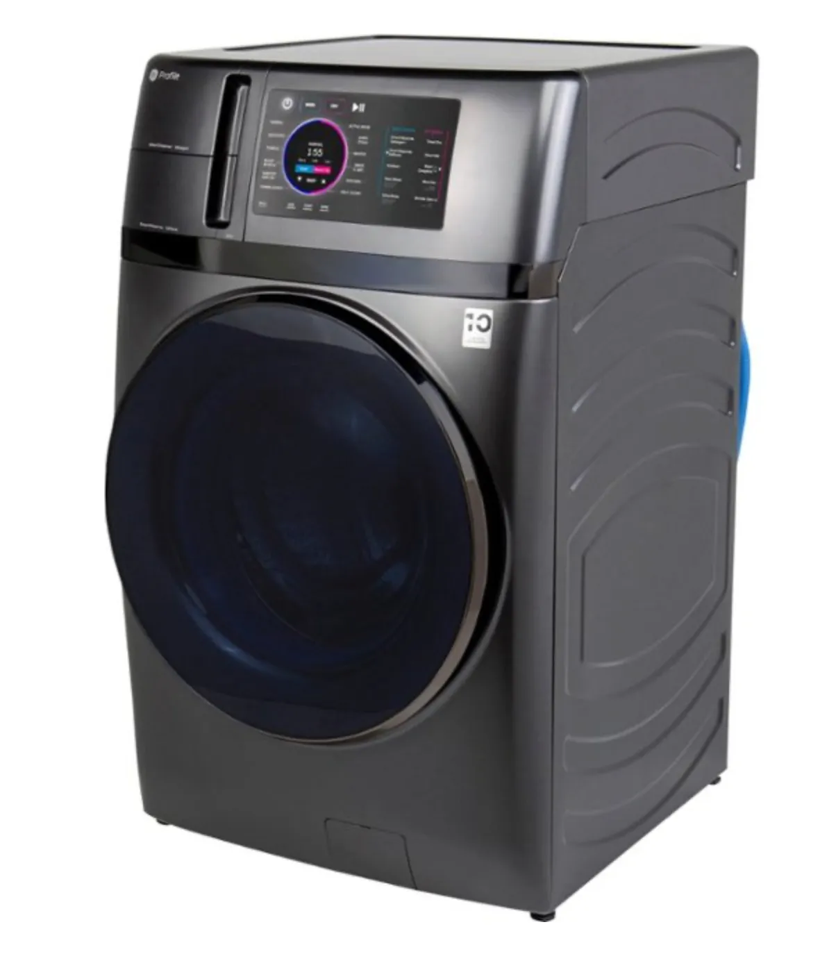 GE Profile - UltraFast 4.8 cu ft Large Capacity All-in-One Washer/Dryer Combo with Ventless Heat Pump Technology - Carbon Graphite