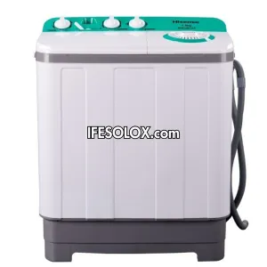 Hisense WM753-WSQB 7.5kg Twin Tub Semi-automatic Top load Washing Machine   Spin Dryer - Brand New