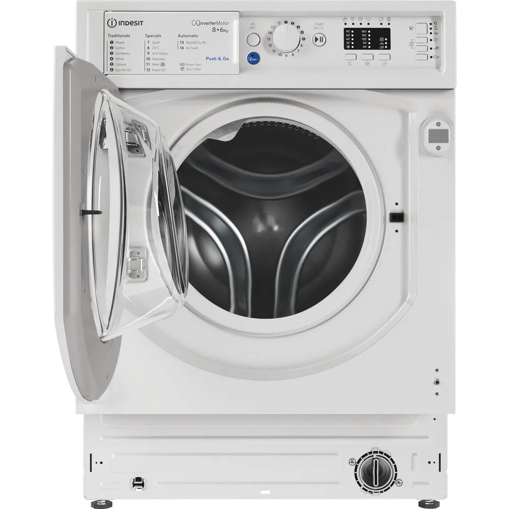 Indesit BIWDIL861485 8 kg Integrated Washer Dryer White