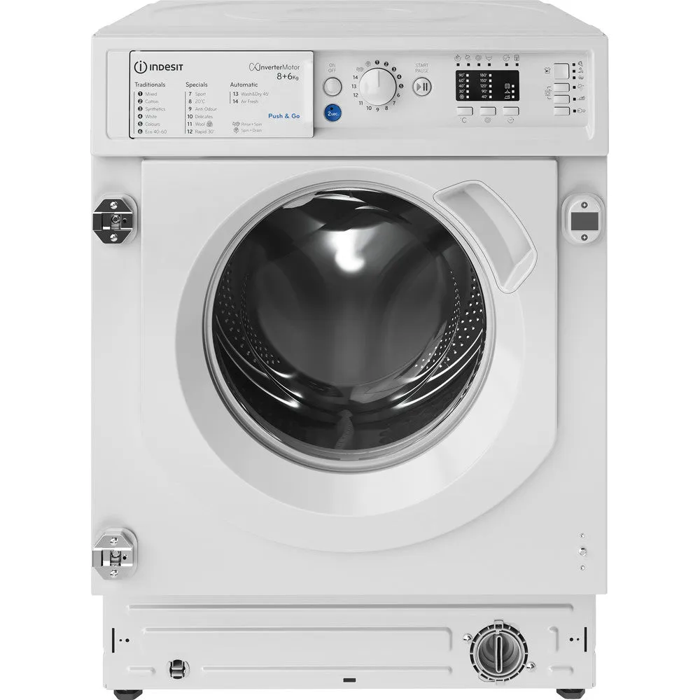 Indesit BIWDIL861485 8 kg Integrated Washer Dryer White