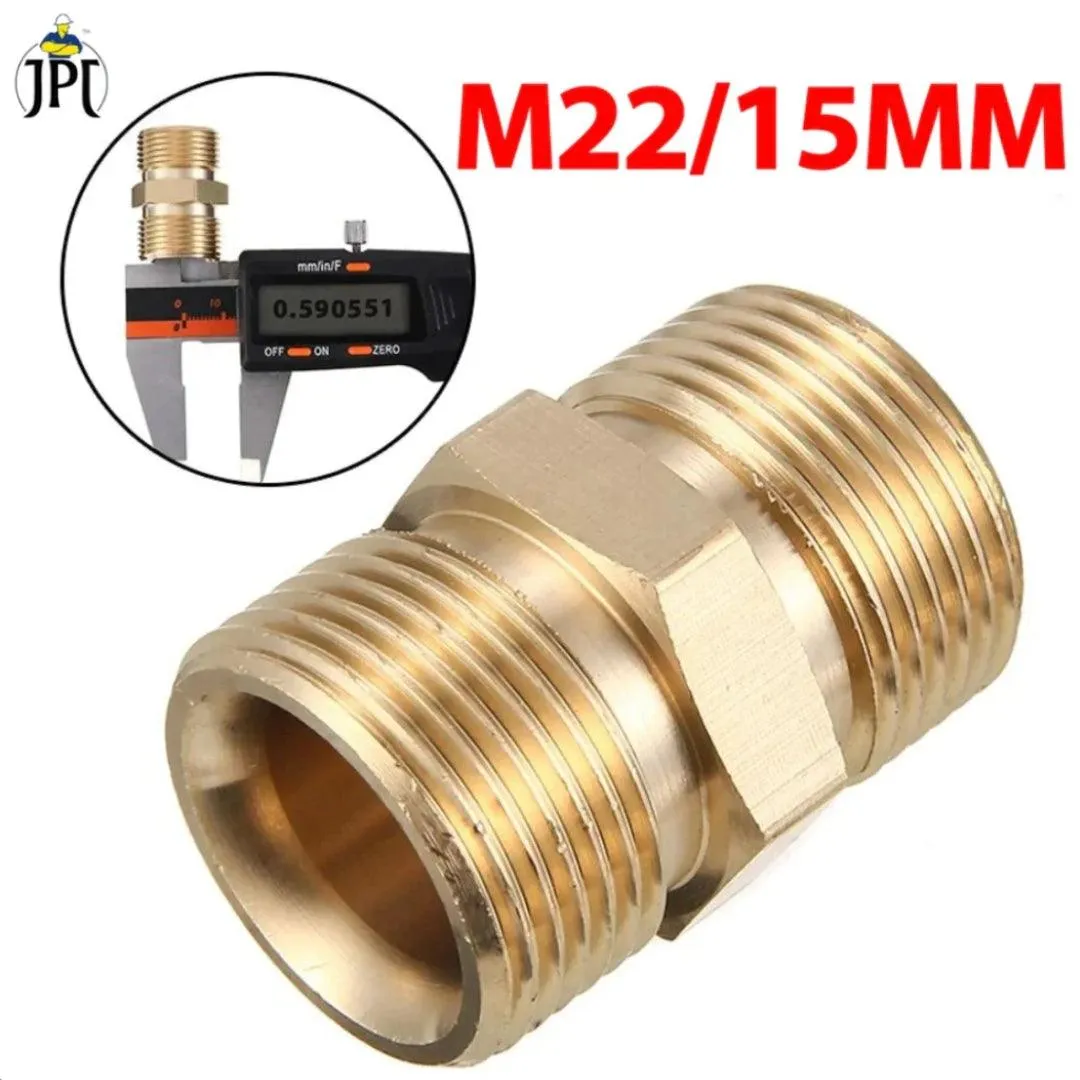 JPT Combo 8-Metre Pressure Washer Hose Pipe With M22-15mm Metric Male Thread Fitting