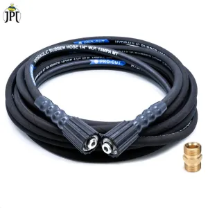 JPT Combo 8-Metre Pressure Washer Hose Pipe With M22-15mm Metric Male Thread Fitting