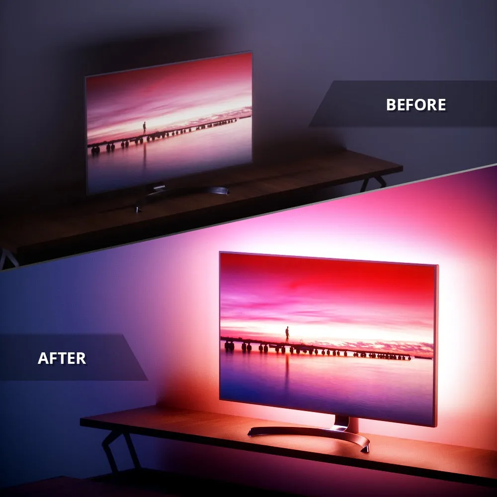 LED Strip RGB Light   Bluetooth APP Control, Backlight for TV