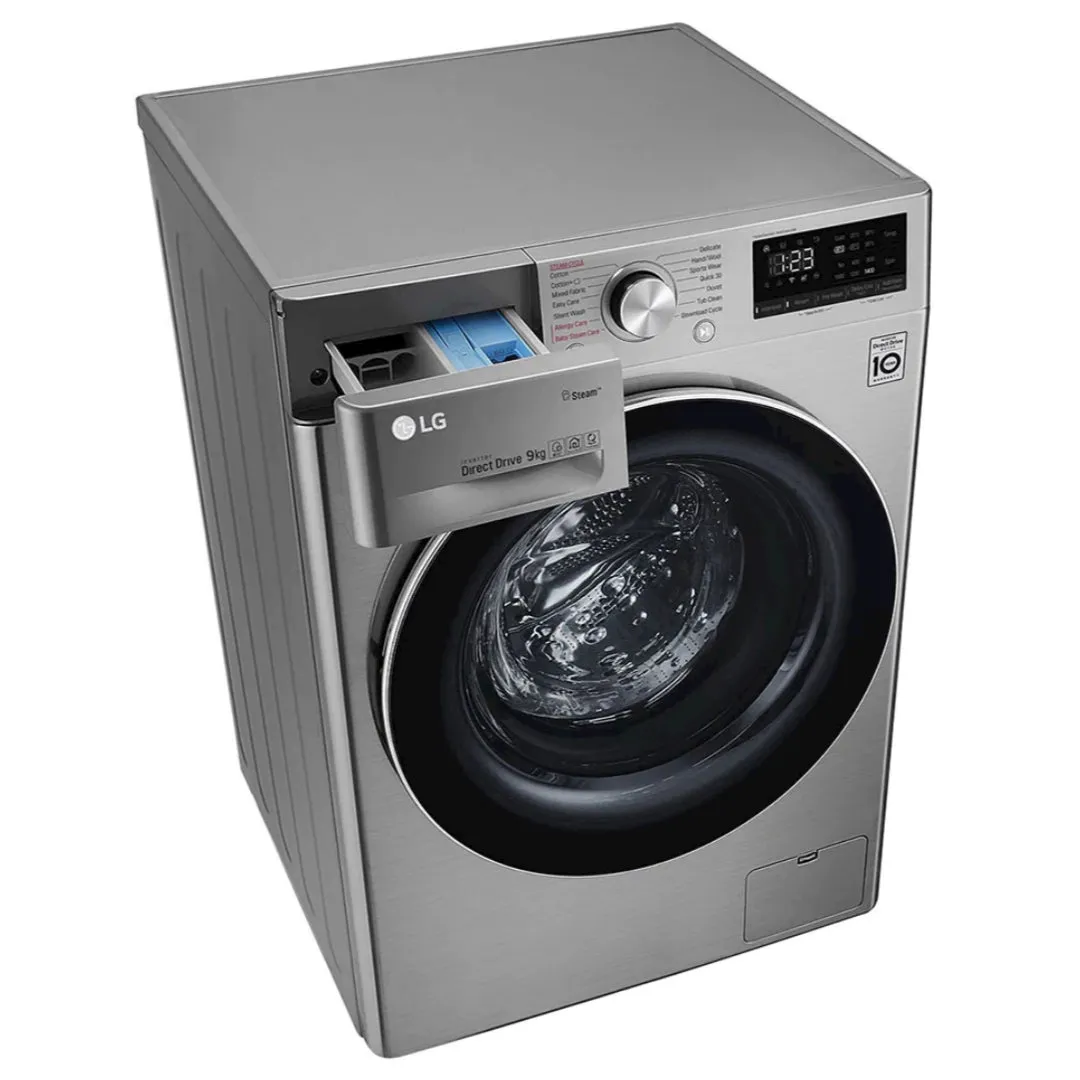 LG F4V5VGP2T 9kg Washer 6kg Dryer, Inverter Direct Drive Automatic Front Load Washing Machine - Brand New