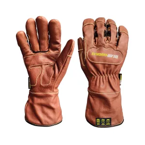 Lineman Glove Long Cuff Buffalo Driver ANSI Cut 6, Abrasion 4 , Puncture 4 - SL644