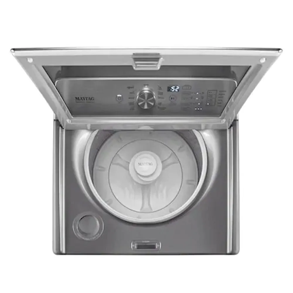 Maytag - 4.7 Cu. Ft. 11 Cycle High Efficiency Top Loading Washer - Metallic Slate