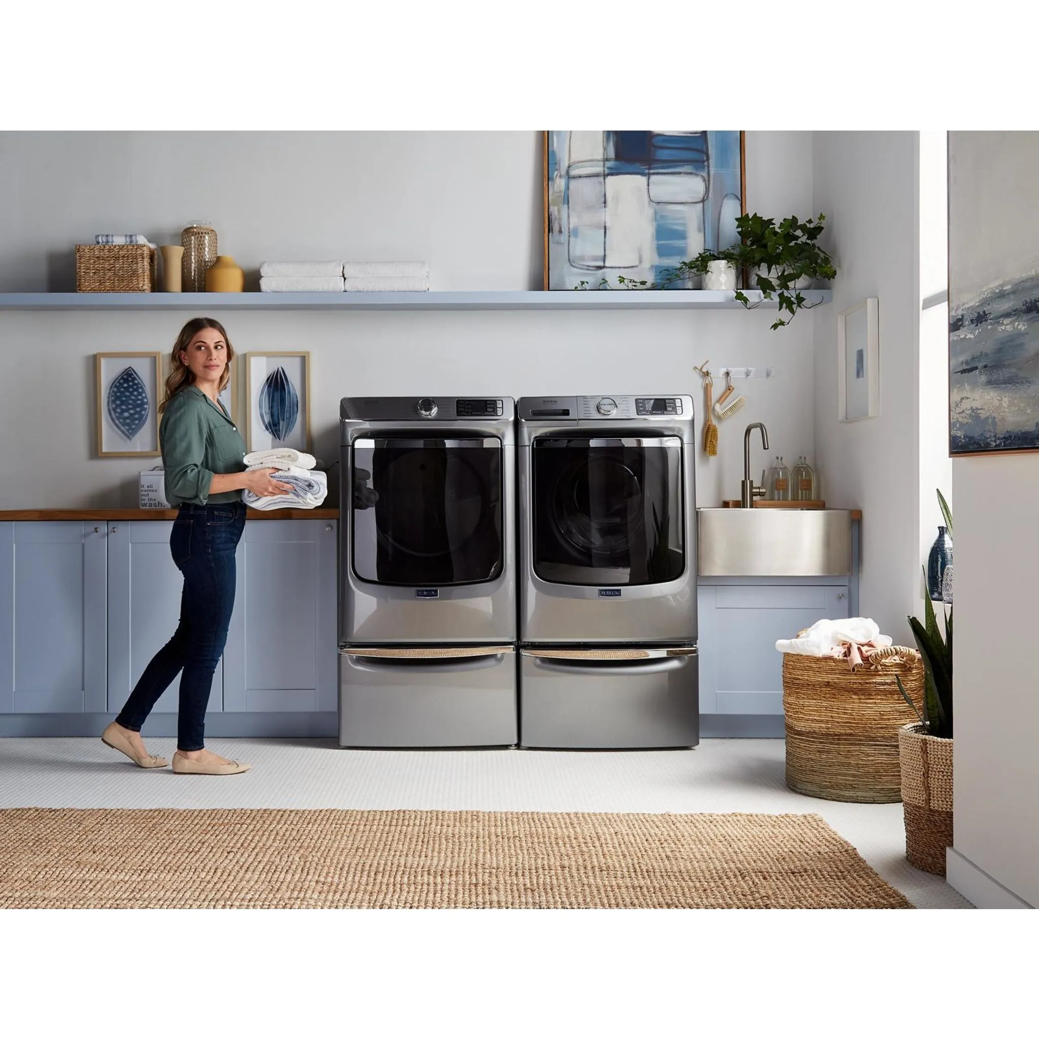 Maytag Smart Front Load Washer with Extra Power and 24-Hr Fresh Hold® option - 5.8 cu. ft. (MHW8630HC)