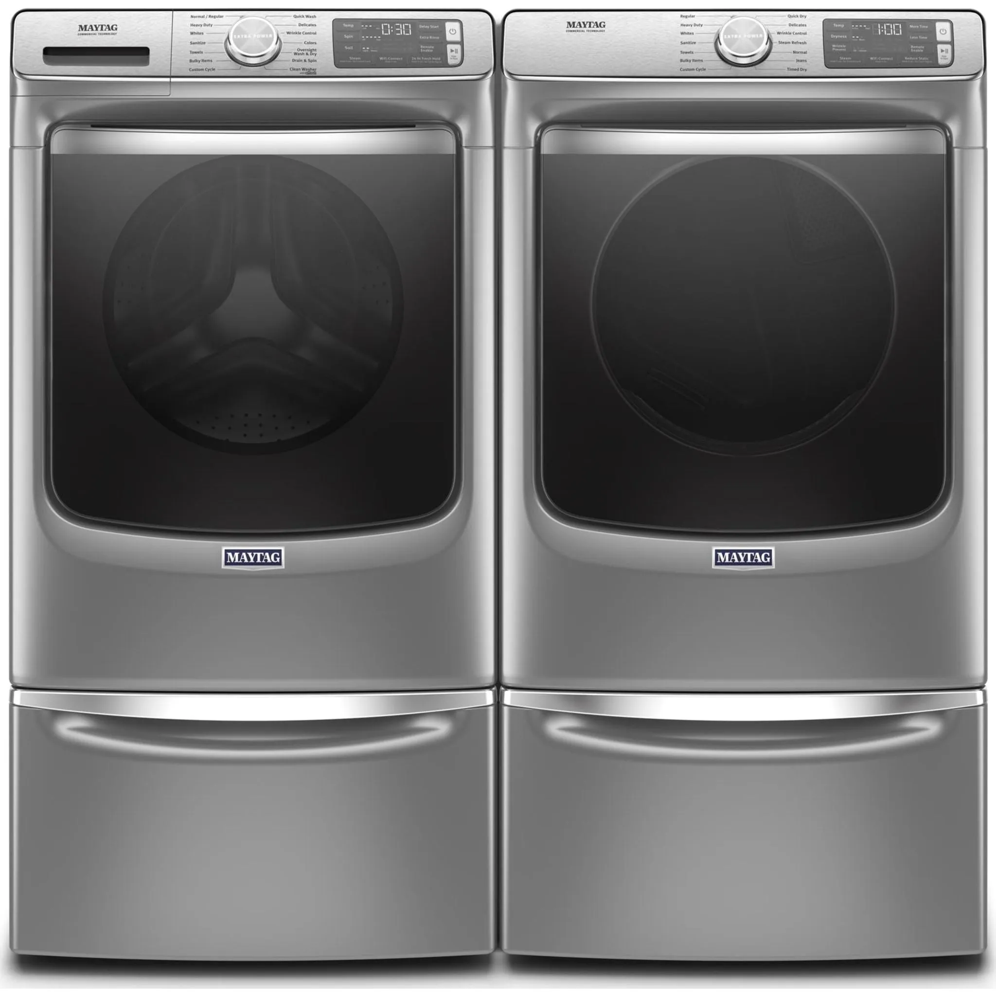 Maytag Smart Front Load Washer with Extra Power and 24-Hr Fresh Hold® option - 5.8 cu. ft. (MHW8630HC)