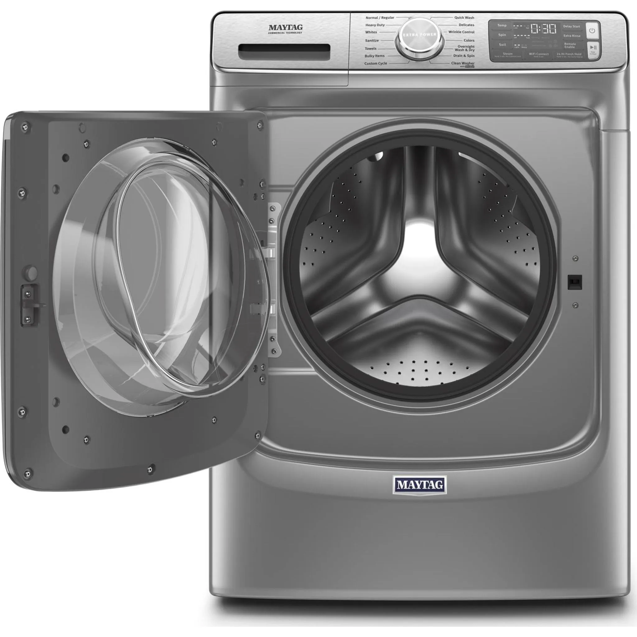 Maytag Smart Front Load Washer with Extra Power and 24-Hr Fresh Hold® option - 5.8 cu. ft. (MHW8630HC)