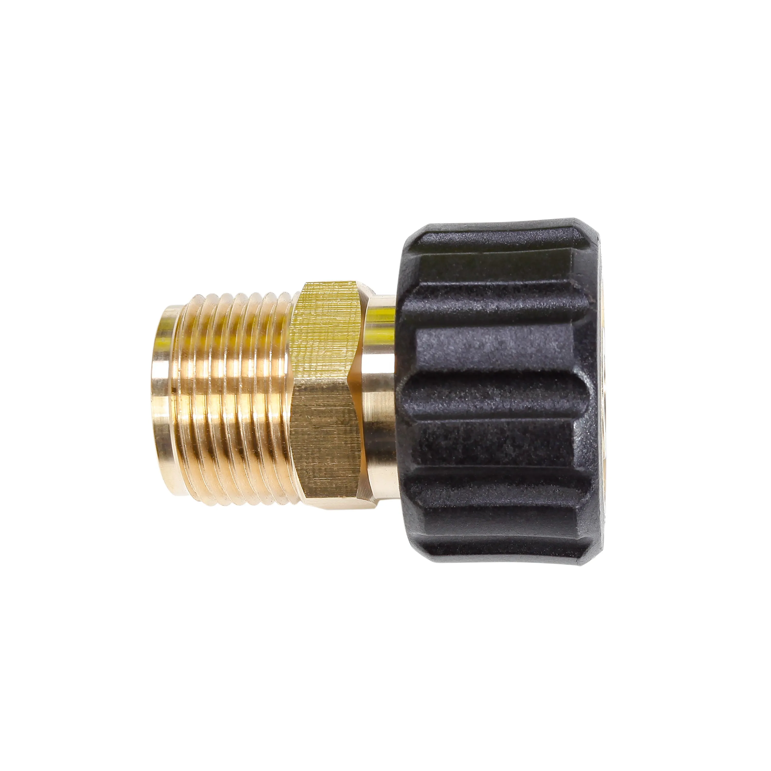 Sun Joe SPX-M22M2F 14mm M22 Male to 15mm M22 Female High Pressure Hose Adapter | Fits SPX Series Pressure Washers for other Accessory Brands