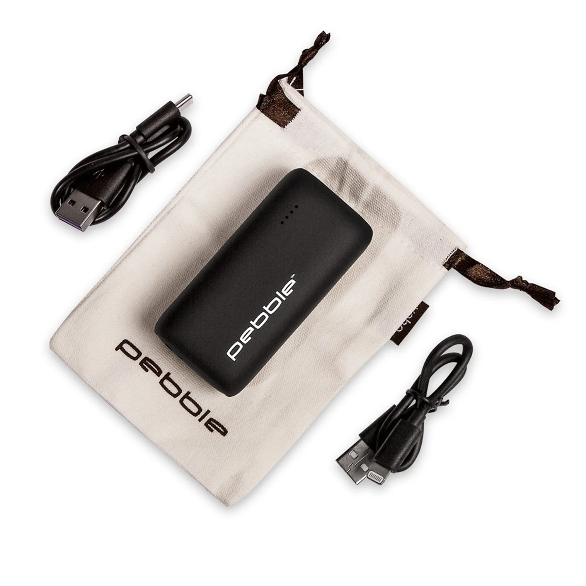 Veho Pebble PZ-5 Pro Power Bank with Mfi Apple Certified Lightning Cable - 5000mah