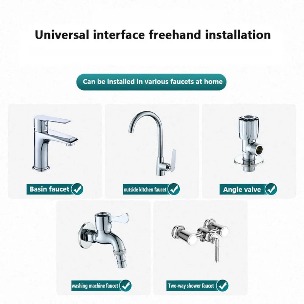 Washbasin Faucet Head Extender with Shower Head